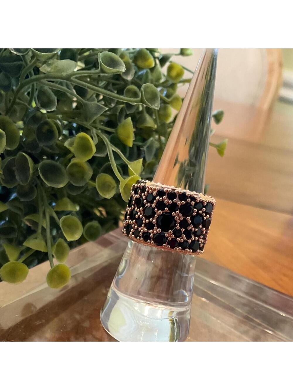Ring Bomb Party Admire This Beauty Onyx Rose Gold 6